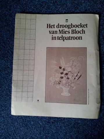 Het droogboeket van Mies Bloch in telpatroon uit Margriet'78 beschikbaar voor biedingen