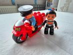 Lego Duplo - Politieagent op motor met boef, Ophalen of Verzenden, Zo goed als nieuw, Complete set, Duplo