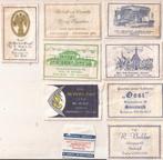 Steenwijk 10 verschillende suikerzakjes 50/60er jaren, Verzamelen, Ophalen of Verzenden, Nederland