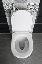 Staande Duoblok WC met Toiletfontein Softclose WC bril Hygie, Doe-het-zelf en Verbouw, Sanitair, Ophalen, Info@dealplein.nl, Toilet
