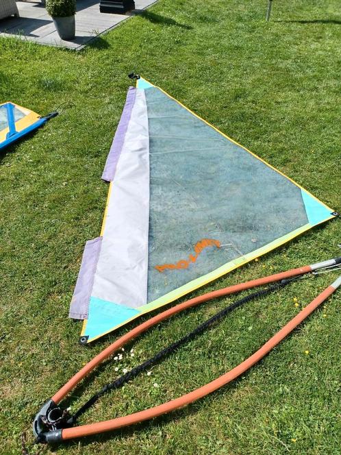 Zeilen, giek, kindertuig, kinderpak, div!, Watersport en Boten, Windsurfen, Zo goed als nieuw, Zeil, Minder dan 250 cm, Ophalen