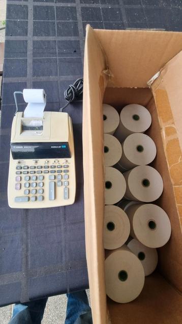 Canon Rekenmachine met Papier - Goed Werkend! beschikbaar voor biedingen