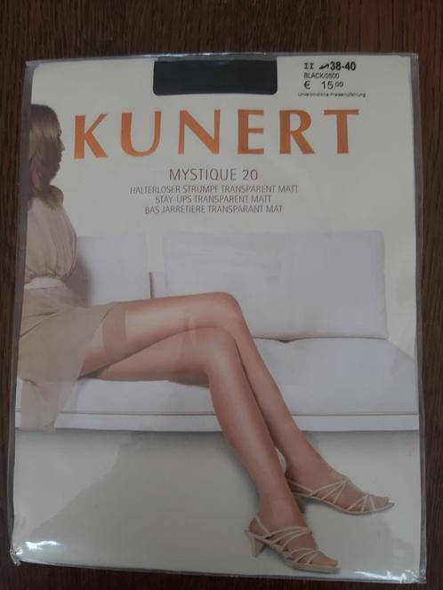Kunert mystique 20 zwarte stay ups schoenmaat 38-40, Kleding | Dames, Leggings, Maillots en Panty's, Nieuw, Zwart, Verzenden