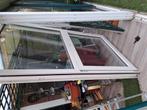 GRATIS Kunststof kozijn met dubbel glas, Kunststof, Gebruikt, Raamkozijn, Ophalen
