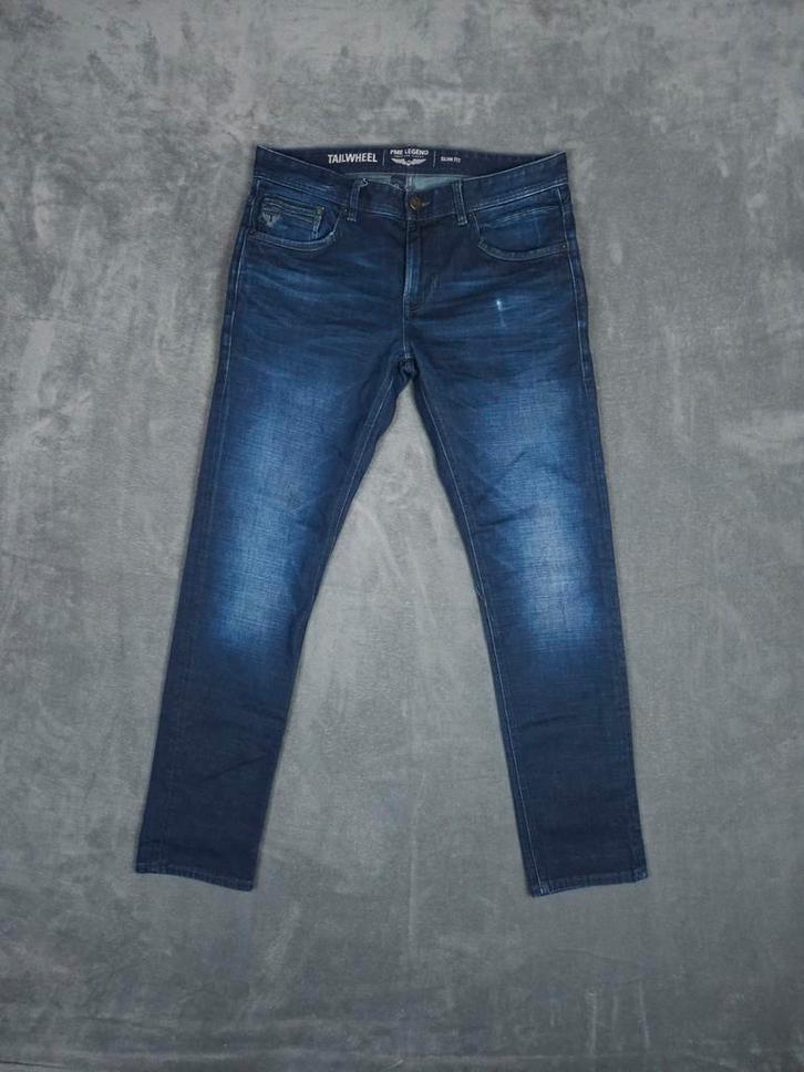 PME Legend Tailwheel Broek W32 L32 Donkerblauw Slim Fit, Kleding | Heren, Spijkerbroeken en Jeans, Zo goed als nieuw, W32 (confectie 46) of kleiner