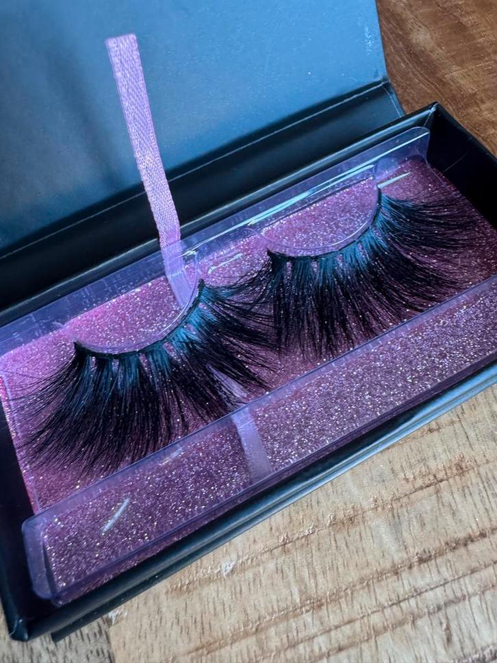 Luxe 25mm Wimpers - Glamoureuze Look!, Sieraden, Tassen en Uiterlijk, Uiterlijk | Cosmetica en Make-up, Nieuw, Make-up, Ogen, Zwart