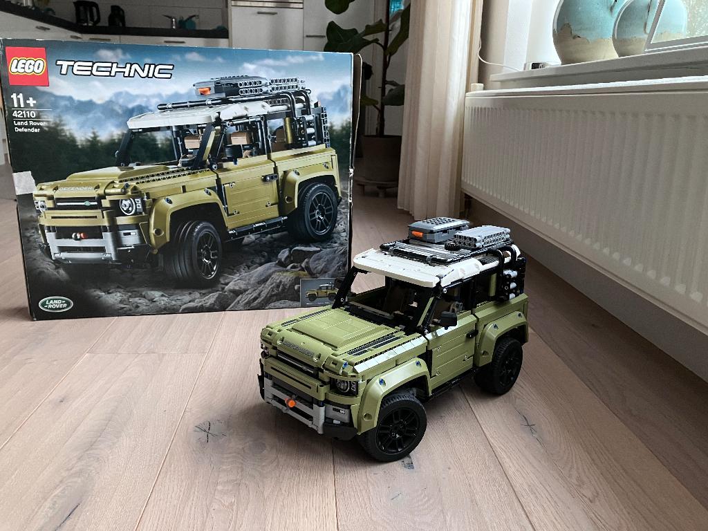 lego technic land rover defender 42110, Ophalen, Zo goed als nieuw, Complete set, Lego