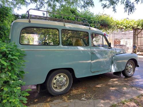 Volvo Duet 1966 Blauw, Auto's, Volvo, Particulier, Airconditioning, Centrale vergrendeling, Trekhaak, LPG, Stationwagon, Handgeschakeld