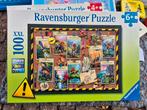 Dino puzzel 100 stukjes, Hobby en Vrije tijd, Denksport en Puzzels, Ophalen, Minder dan 500 stukjes, Gebruikt, Legpuzzel