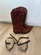 Cowboylaarzen Laredo maat 40 met sporen, Kleding | Heren, Schoenen, Bruin, Overige typen, Ophalen of Verzenden, Laredo