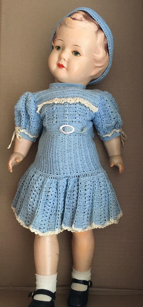 Leuke oude pop, Verzamelen, Poppen, Zo goed als nieuw, Pop, Ophalen