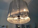 Kroonluchter lamp zilver, Ophalen, Zo goed als nieuw, Glas, Retro, klassiek ?