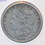 USA Morgan Dollar 1885, Zilver, Ophalen of Verzenden, Losse munt