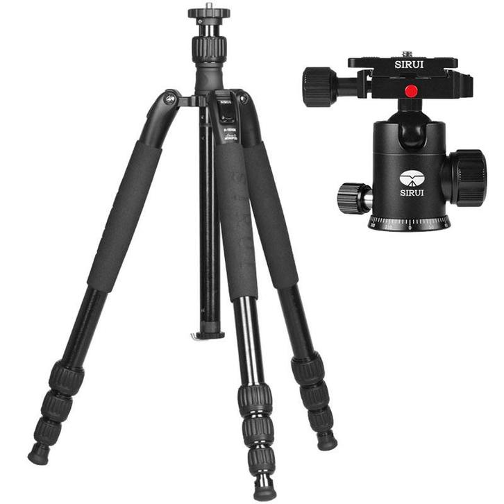 Sirui RF1 Aluminium statief + G-10KX balhoofd, Audio, Tv en Foto, Fotografie | Statieven en Balhoofden, Zo goed als nieuw, Driepoot