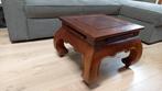 Massief teakhouten Salontafel, Huis en Inrichting, Tafels | Salontafels, Ophalen, Aziatisch, Gebruikt, 50 tot 100 cm