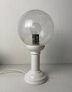 Mushroom tafellamp met glazen bolletje , jaren 60, Gebruikt, Jaren 60, Onbekend, Ophalen of Verzenden