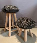 Nieuw in doos krukjes van Borek Max en Luuk twv € 329,00 st, Huis en Inrichting, Ophalen of Verzenden, Nieuw, Hout