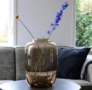 Fidrio Vaas  Taupe Smoke M Nieuw! beschikbaar voor biedingen