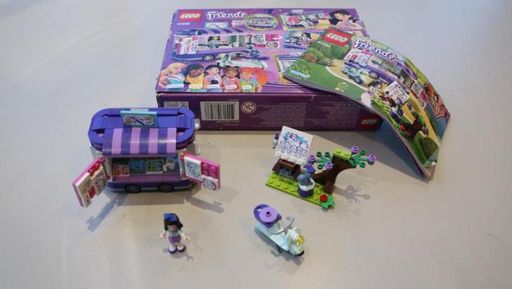 Lego Friends 41332 – Emma's kunstkraam - compleet, Kinderen en Baby's, Speelgoed | Duplo en Lego, Zo goed als nieuw, Lego, Complete set