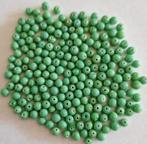 200 opaque groene glas kralen 4 mm, Verzenden, Nieuw, Kraal