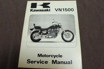 Kawasaki VN1500 Vulcan 1987 - 1997 motorcycle service manual beschikbaar voor biedingen