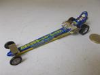 1974 Corgi Toys 170 QUARTERMASTER DRAGSTER (Blue) John Woolf, Ophalen of Verzenden, Gebruikt, Auto, Corgi