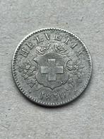 Zwitserland 20 rappen 1850, Ophalen of Verzenden, Overige landen