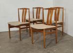 Vintage eetkamerstoelen van Vamdrup Stolefabrik, Huis en Inrichting, Stoelen, Ophalen, Gebruikt, Bruin, Onbekend