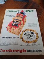 Paginagrote kleuren Advertentie van Coebergh bessenjenever, Ophalen of Verzenden, Zo goed als nieuw, Overige typen