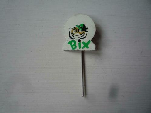 BIX Tijger Groen Blikken Speldje Speld Blik, Verzamelen, Speldjes, Pins en Buttons, Gebruikt, Speldje of Pin, Overige onderwerpen