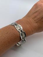 X748 Prachtige zilveren bangle Scandinavisch ontwerp, Sieraden, Tassen en Uiterlijk, Armbanden, Ophalen of Verzenden, X, Zilver