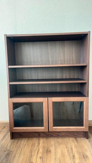Ikea Billy halfhoog boekenkastje walnootbruin