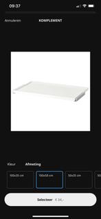 Ikea komplement uittrekbare plank 100 x 58, Huis en Inrichting, Kasten | Kledingkasten, 50 tot 100 cm, Ophalen of Verzenden, 50 tot 75 cm