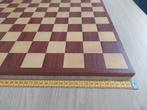 Groot en luxe schaakbord & dambord 48 x 48 cm in goede staat, Ophalen of Verzenden, Zo goed als nieuw