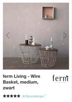 Ferm living wire basket beige - eiken blad, Gebruikt, Mand, Ophalen