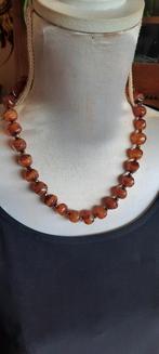 Antieke  carneool ketting, jaren 30, Sieraden, Tassen en Uiterlijk, Antieke sieraden, Ophalen of Verzenden, Overige materialen