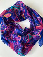Prachtige Sjaal met mooie Print en kleursteling, Kleding | Dames, Mutsen, Sjaals en Handschoenen, Ophalen of Verzenden, Zo goed als nieuw