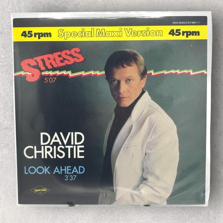 David Christie - Stress 12" Maxi Single, Cd's en Dvd's, Vinyl | Dance en House, Gebruikt, Disco, 12 inch, Ophalen of Verzenden