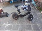 Elektrische vouwfiets, Fietsen en Brommers, Fietsen | Vouwfietsen, Gebruikt, Heren, 16 tot 18 inch, Totaal opvouwbaar