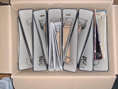 10x A4 ordners mappen dik 2 ring, 4x medium + 1x dun 4 rings, Diversen, Schrijfwaren, Gebruikt, Ophalen of Verzenden