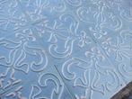 17 m2 retro petrol blauwe tegels in relief Villeroy Boch, Ophalen, Nieuw, Minder dan 20 cm, Minder dan 20 cm