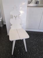 Witte Houten Stoel, Huis en Inrichting, Stoelen, Ophalen, Gebruikt, Wit, Eén