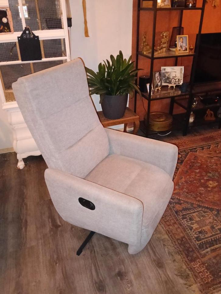 Comfortabele Relaxstoel, Huis en Inrichting, Fauteuils, Gebruikt, Stof, Ophalen