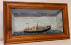 Scheepje in de kast "INSULINDE", Antiek en Kunst, Ophalen of Verzenden
