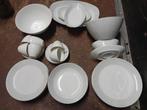 Arsberg servies grijs ruitje borden schalen kop en schotel, Ophalen