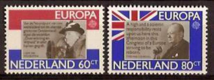 Nederland NVPH nr 1207/8 postfris Winston Churchill 1980, Postzegels en Munten, Postzegels | Nederland, Postfris, Na 1940, Verzenden