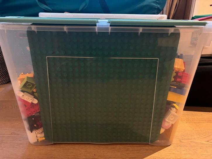 2x Grote bak (60L) Duplo stenen, Kinderen en Baby's, Speelgoed | Duplo en Lego, Gebruikt, Lego, Losse stenen, Ophalen