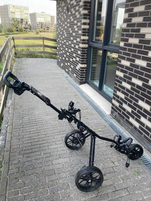 Fastfold golf trolley, Sport en Fitness, Golf, Zo goed als nieuw, Golfkar, Ophalen