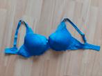 Z g.a.n. Blauwe BH met kanten details. 80E. T.e.a.b!, Ophalen of Verzenden, Blauw, BH