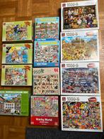 12 puzzels in 1 koop, Ophalen of Verzenden, 500 t/m 1500 stukjes, Zo goed als nieuw